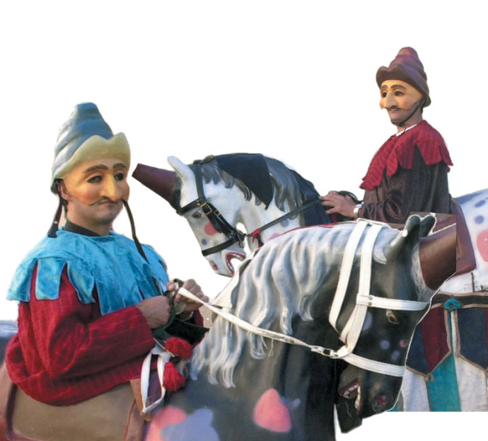 caballos toros desfiles