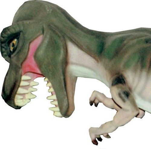 Figura de dinosaurio tamaño real