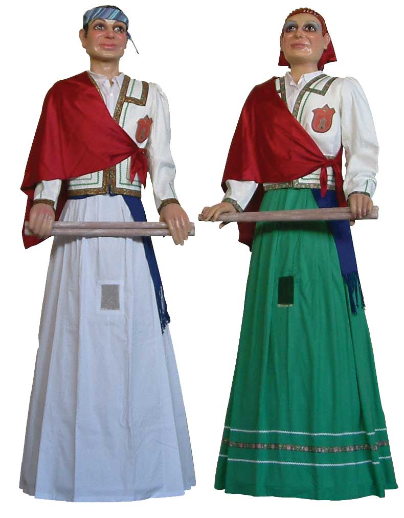 pareja de Gigantes de Cortes