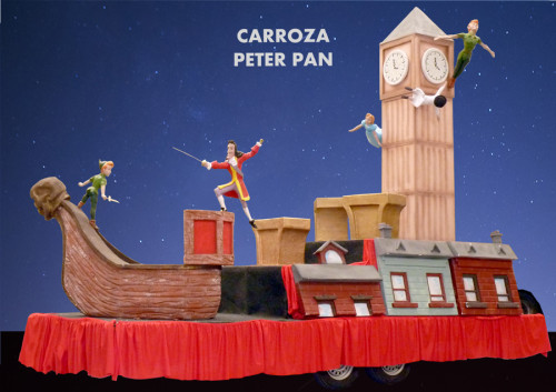 Alquiler carroza Reyes magos modelo Peter Pan