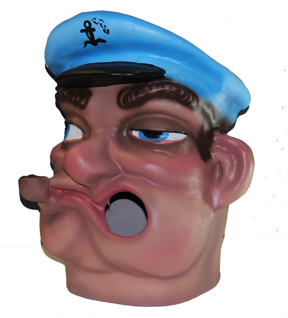 Cabezudo para niños modelo Popeye