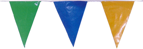 Banderas Triangulares para Fiestas de Pueblos