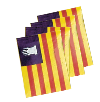 Banderas de Baleares para fiestas de Pueblos