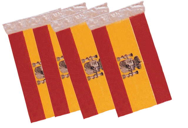 Banderas de España para adornar calles y plazas