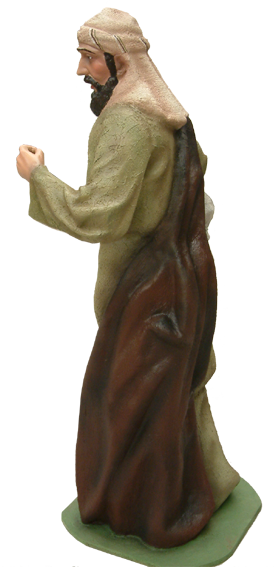 Figura de Belén monumental de Pastor con oveja