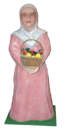 Figura de Belén Pastora con cesta