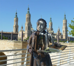Figura de Goya en Zaragoza